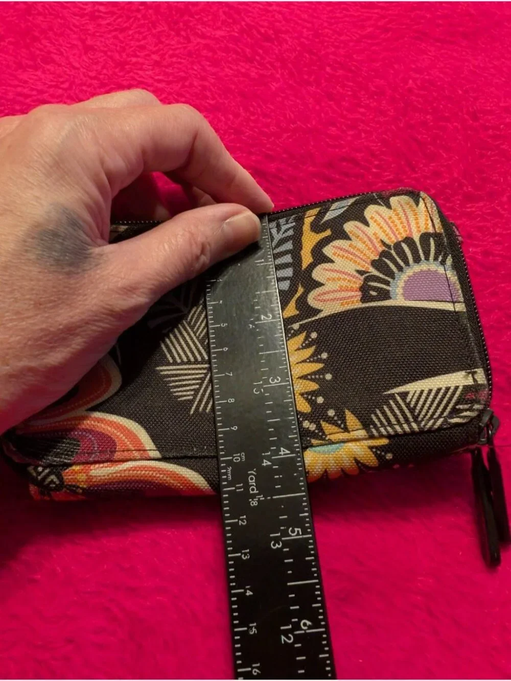 Vera Bradley Holland Garden RFID All In One Crossbody Wallet Floral No Straps - Picture 9 of 9